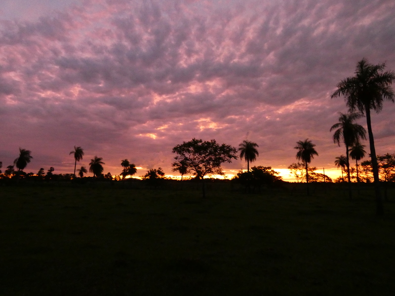 Sonnenuntergang in Paraguay